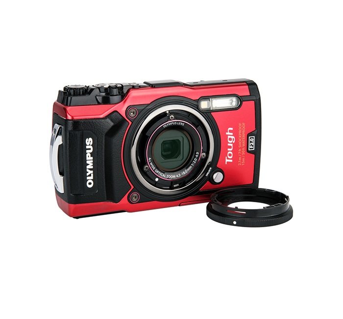 Adaptateur Filtre JJC Pour Convertisseurs Olympus TG | Filtre UV 40,5 Mm + Bouchon D'objectif